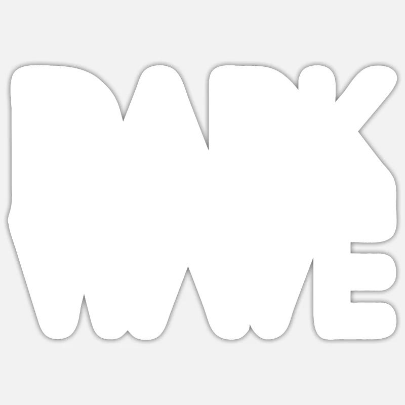 dark wave Sticker size S (10 x 10 cm)