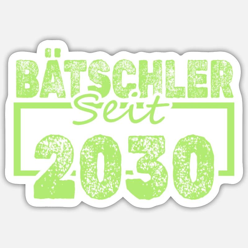 2030 - Sticker taille S (10 x 10 cm) - blanc mat