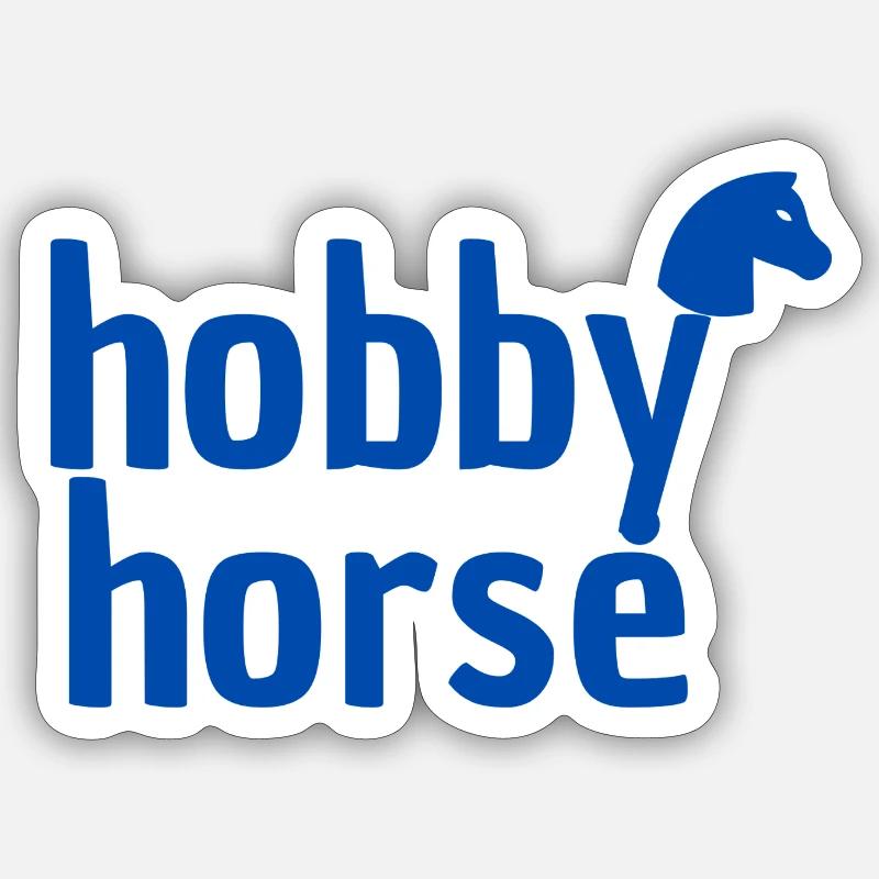 Conception de cheval de loisir avec cheval Sticker taille S (10 x 10 cm)