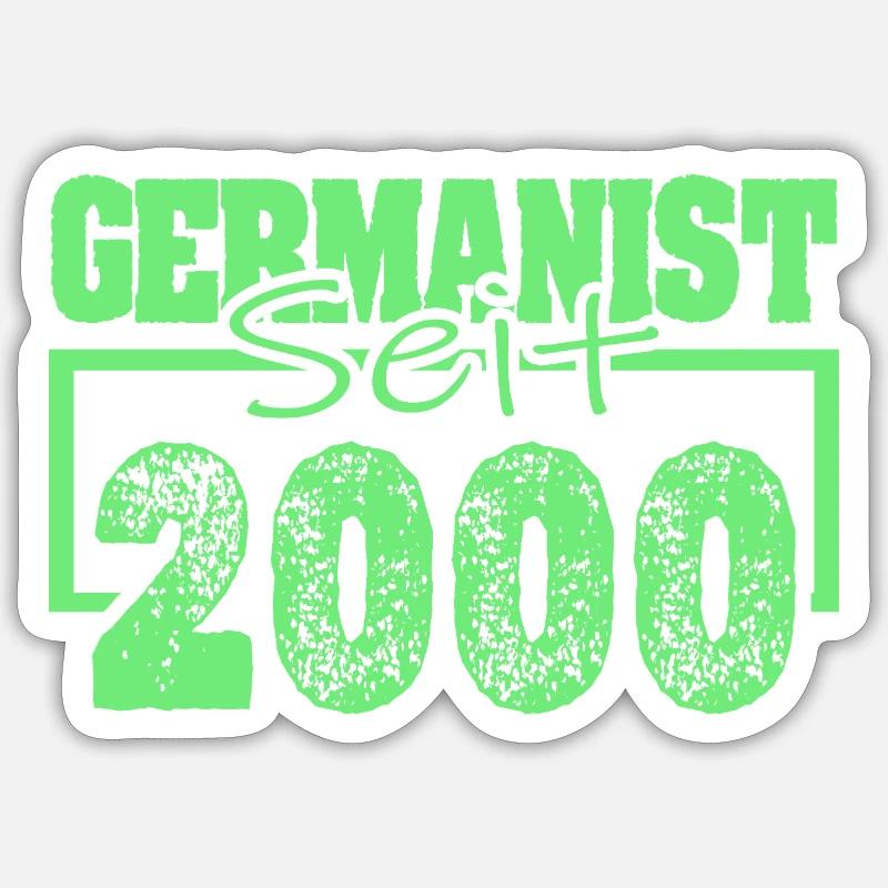 Studies 2000 - Sticker size S (10 x 10 cm) - white matte