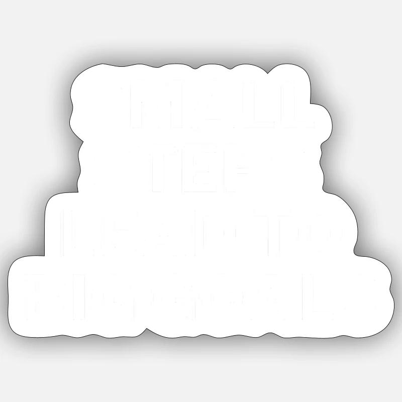 Big Goals - Sticker Größe S (10 x 10 cm) - Mattweiß