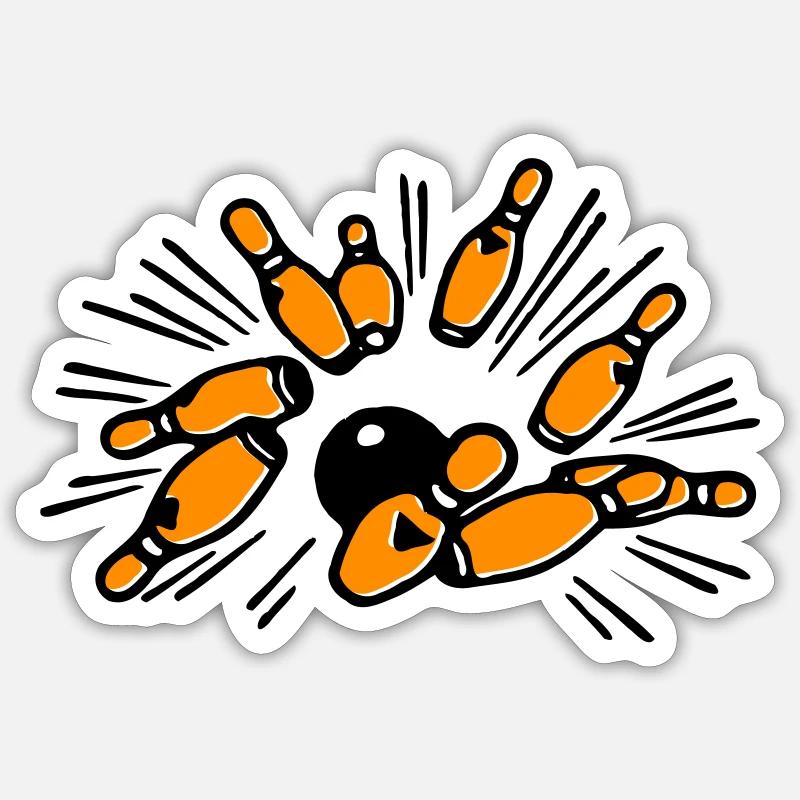 Cone - Sticker size S (10 x 10 cm) - white matte