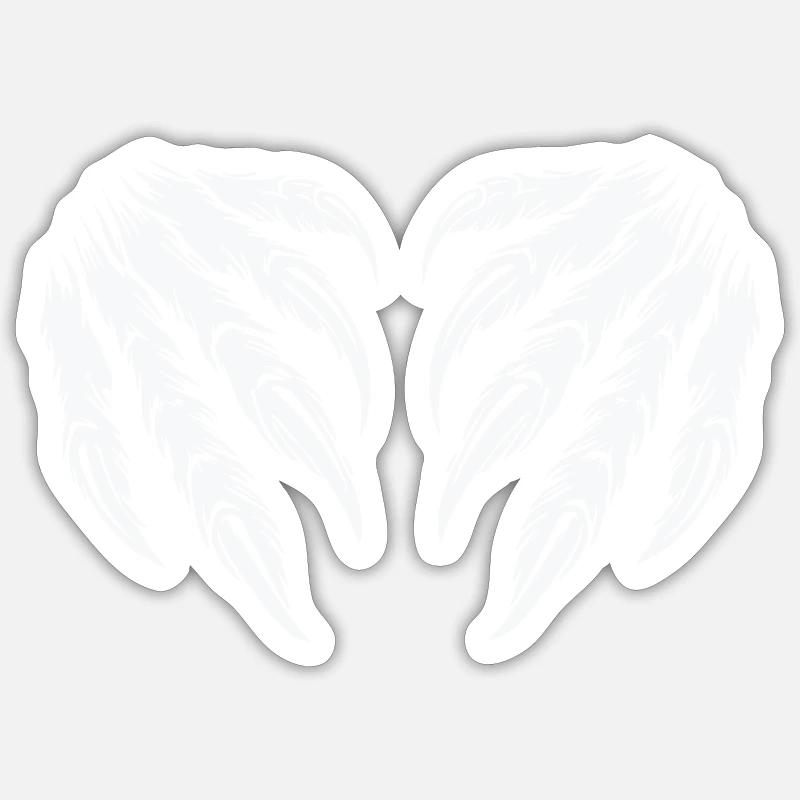 krallen 2 - Sticker Größe S (10 x 10 cm) - Mattweiß