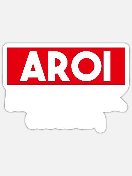 Aroi Mak Mak - Sticker Größe S (10 x 10 cm) - Mattweiß
