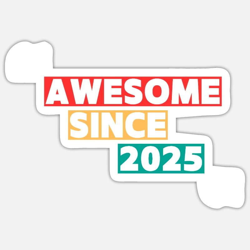 Fantastic Awesome - Sticker size S (10 x 10 cm) - white matte