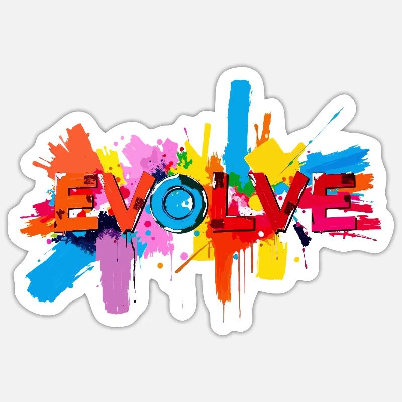 Develop further Sticker size S (10 x 10 cm)