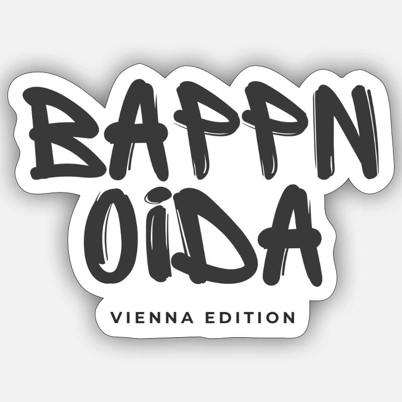 Bappn oida - Édition Vienne Sticker taille S (10 x 10 cm)