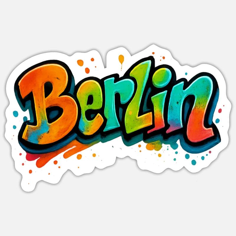 Berlin Sticker Größe S (10 x 10 cm)