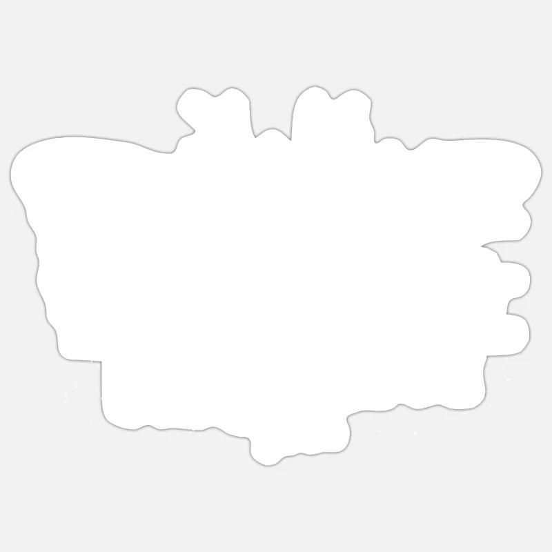 Electrified Moth - Sticker size S (10 x 10 cm) - white matte