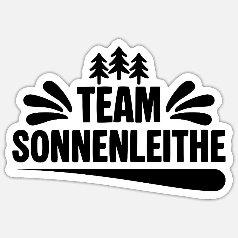 Team Schwarzenberg Sonnenleithe - Sticker Größe S (10 x 10 cm) - Mattweiß
