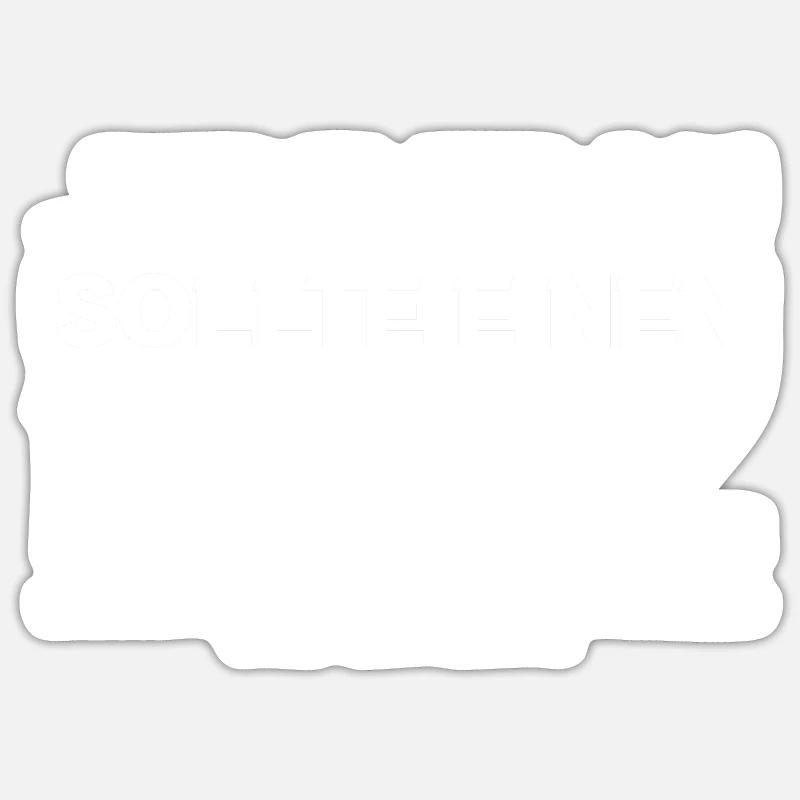 Fritz - Sticker size S (10 x 10 cm) - white matte