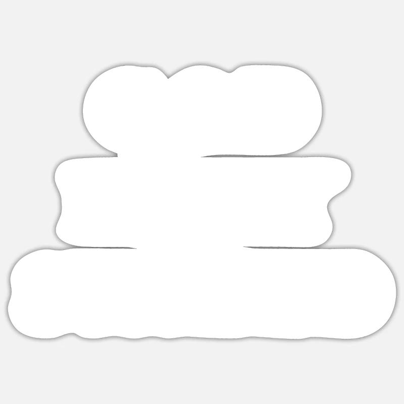 Dieu est mon bouclier - Sticker taille S (10 x 10 cm) - blanc mat