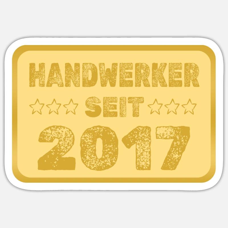 2017 - Sticker Größe S (10 x 10 cm) - Mattweiß