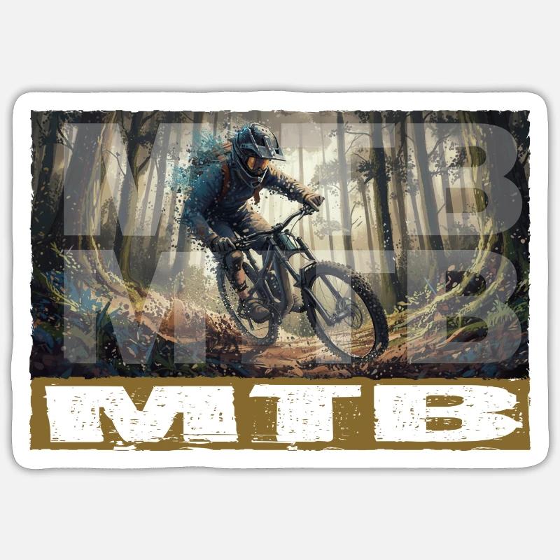 MTB Sticker size S (10 x 10 cm)