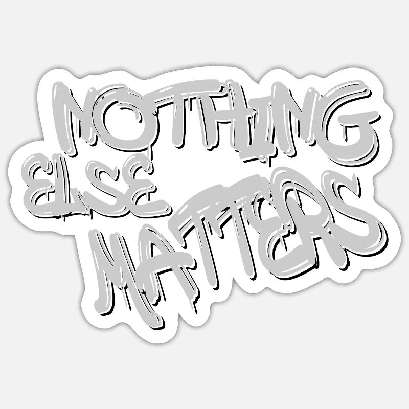 Typographie de citation graffiti : slogan gris gras Sticker taille S (10 x 10 cm)