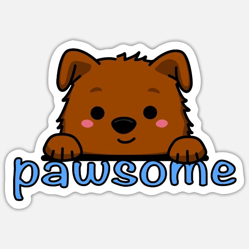 Gentil ! - Sticker taille S (10 x 10 cm) - blanc mat