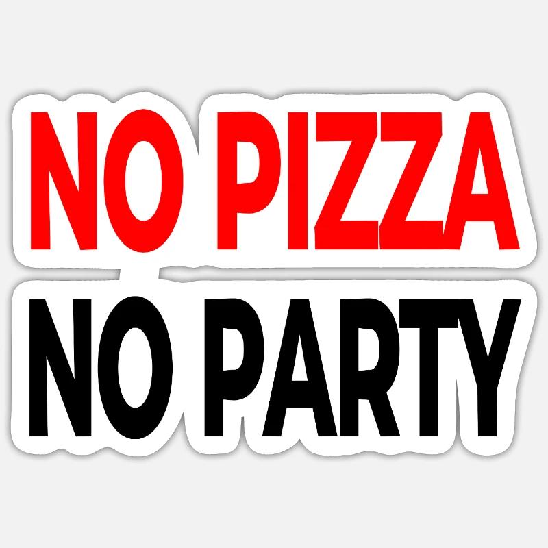 Pizza Sticker size S (10 x 10 cm)