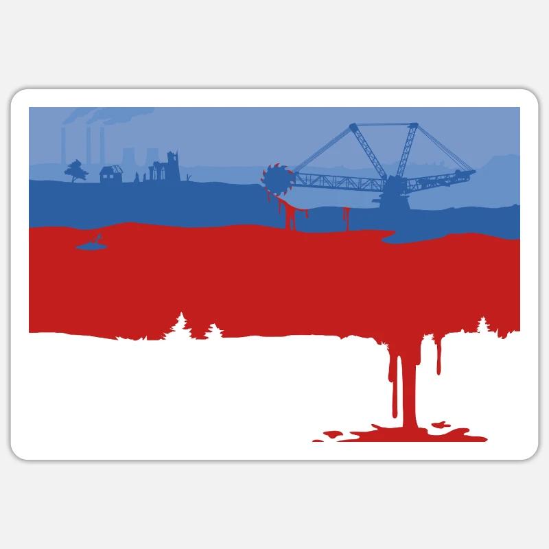 Sticker Größe S (10 x 10 cm) - 