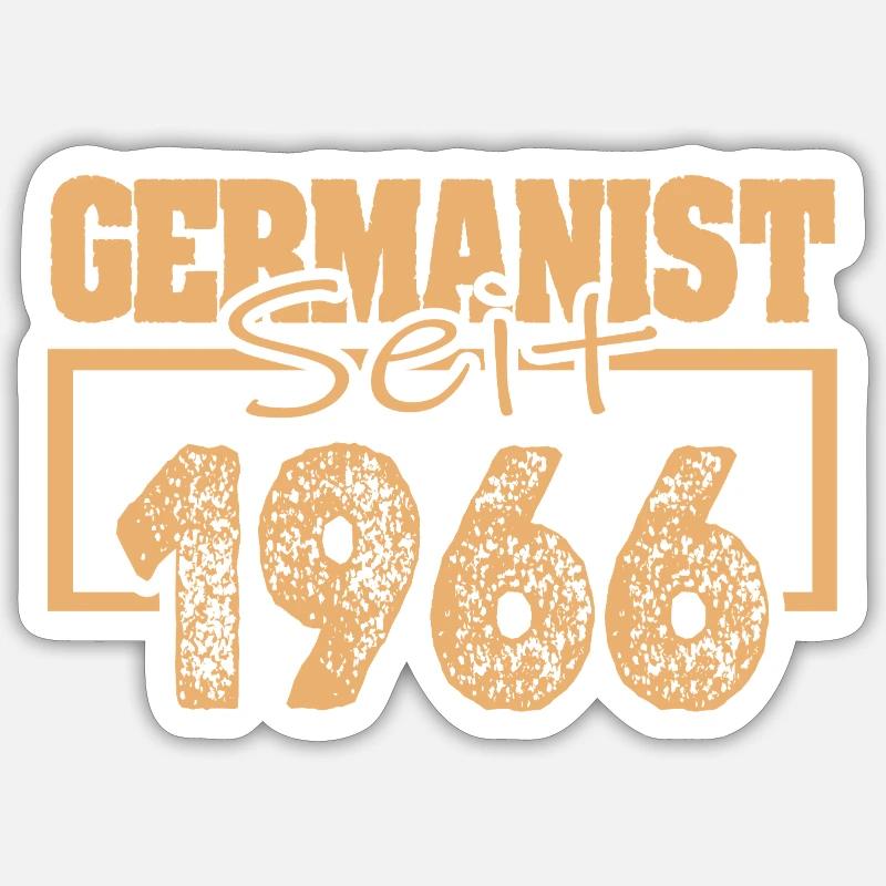 Studi 1966 - Sticker Größe S (10 x 10 cm) - Mattweiß