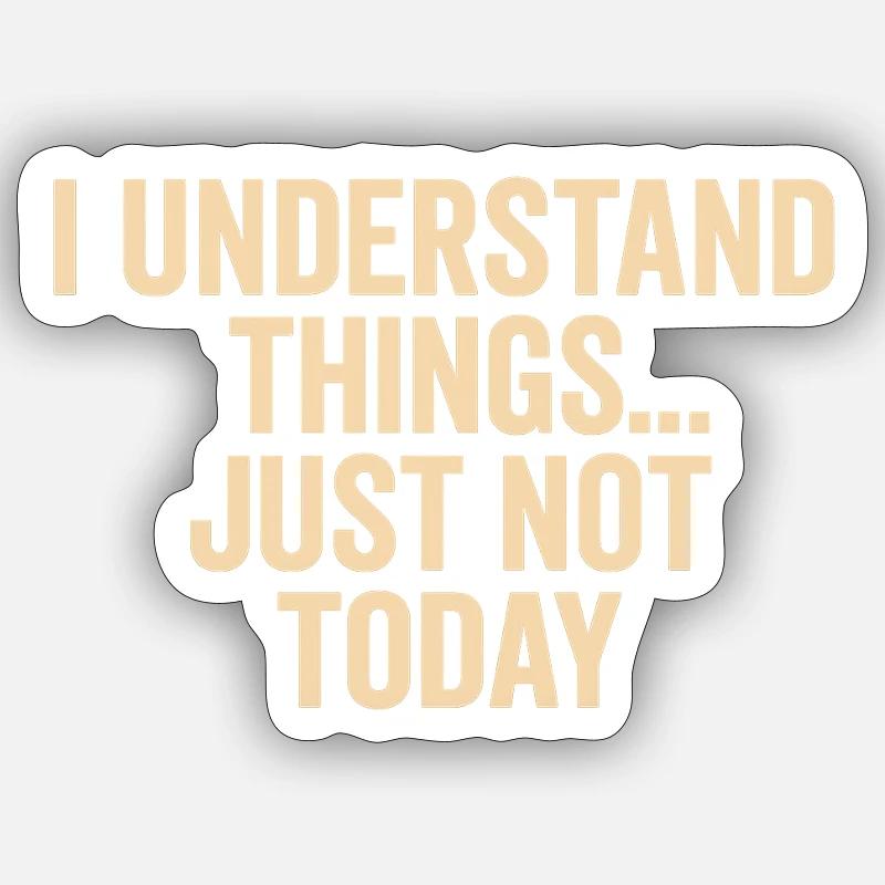 Don't procrastinate today quote - Sticker size S (10 x 10 cm) - white matte