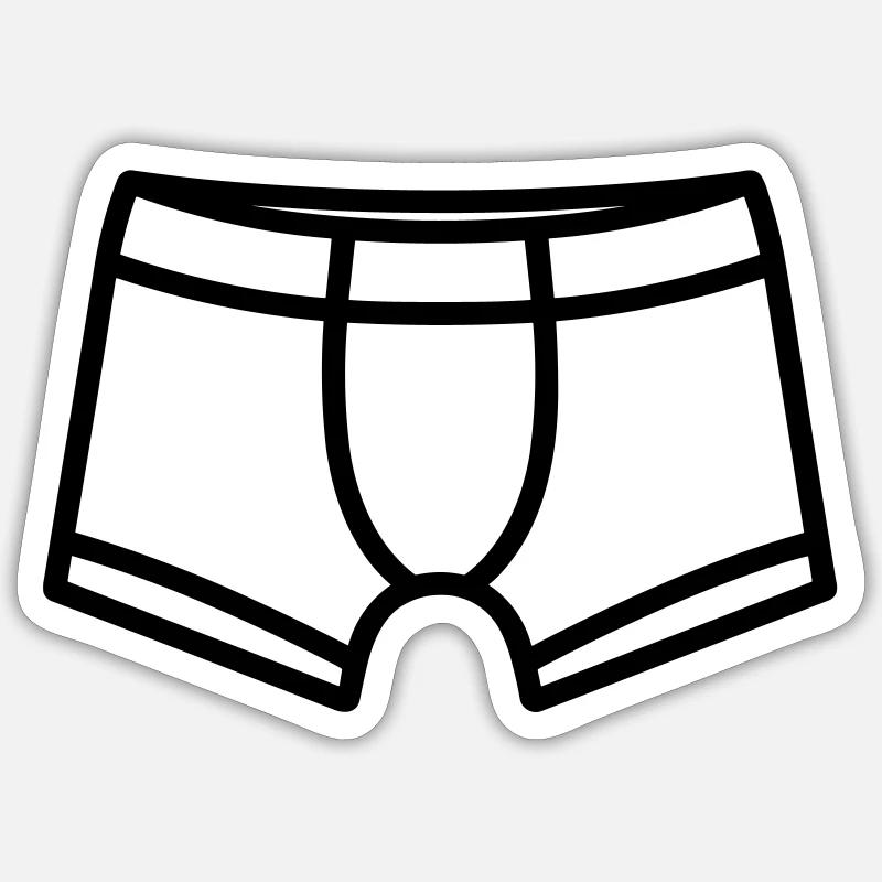 Briefings - Sticker Größe S (10 x 10 cm) - Mattweiß