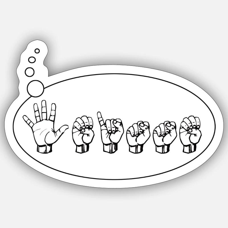 Sticker taille S (10 x 10 cm) - 