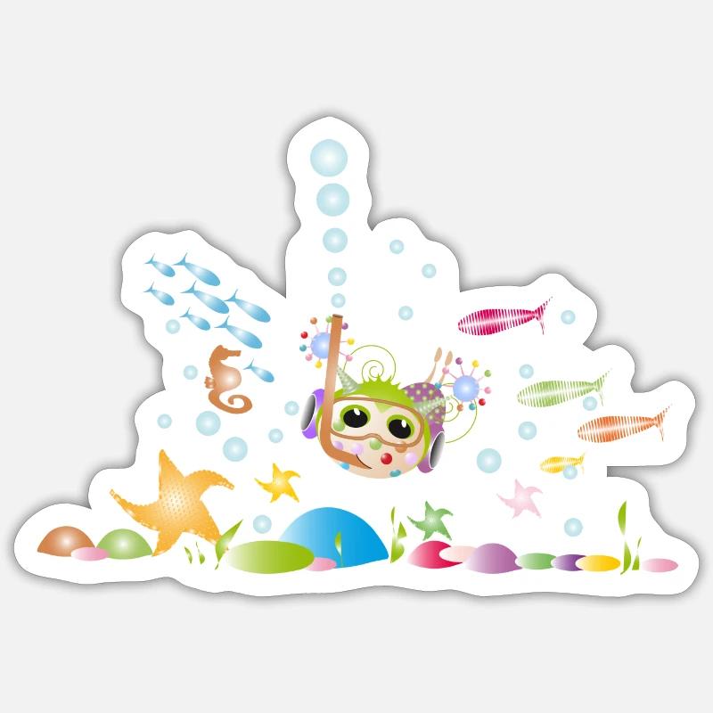 Sticker Größe S (10 x 10 cm) - 
