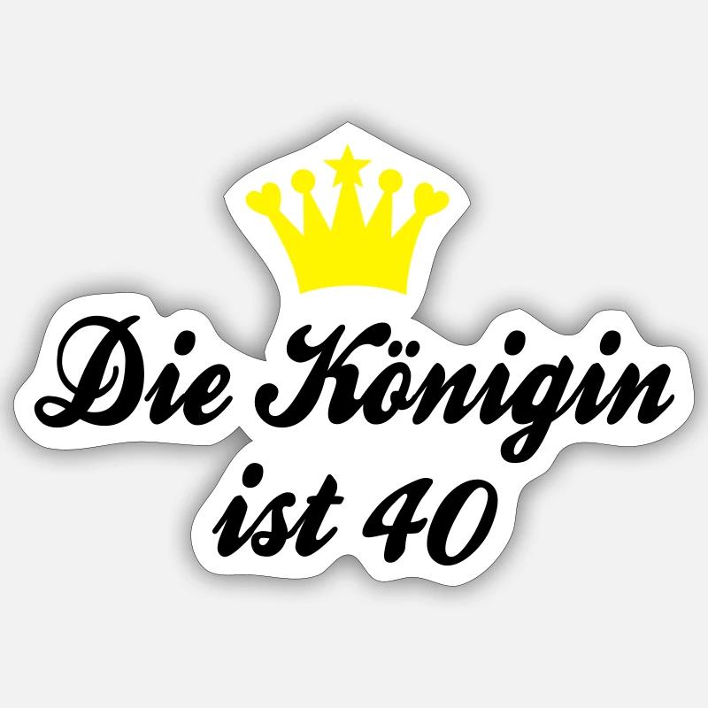 40. Geburtstag Sticker
