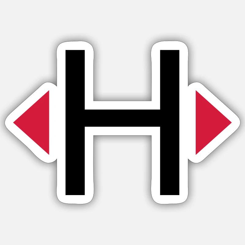 dériveur Elb H Sticker taille S (10 x 10 cm)