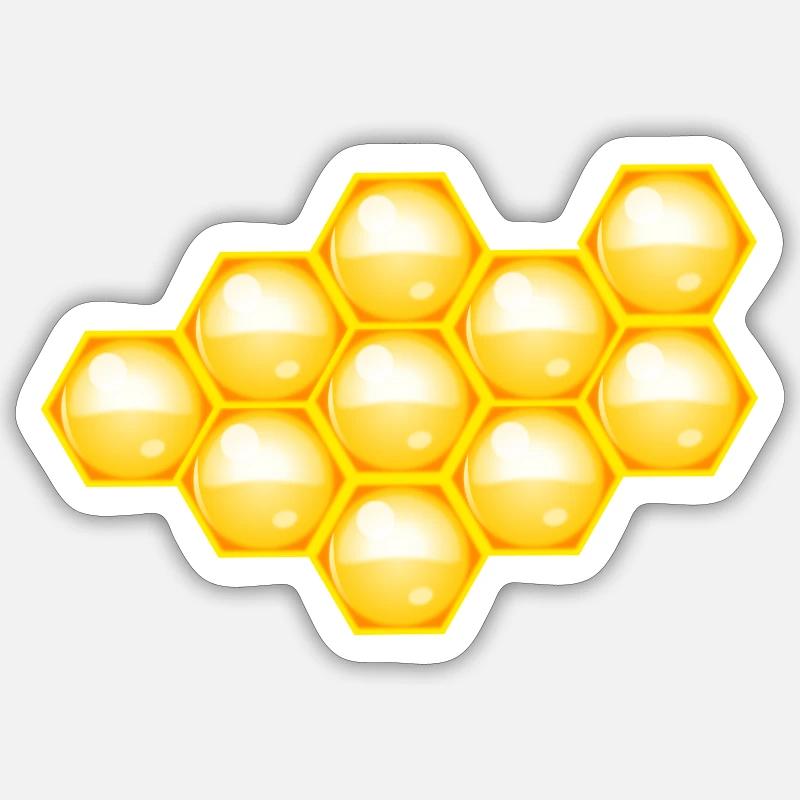 bie 45 - Sticker taille S (10 x 10 cm) - blanc mat