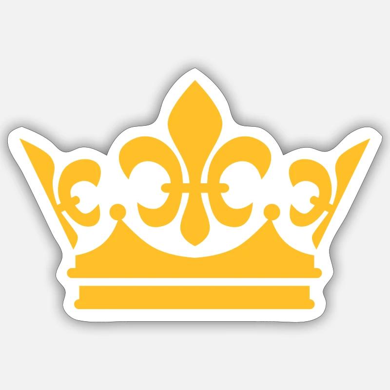 Königs-Krone / Crown 1c Sticker Größe S (10 x 10 cm)