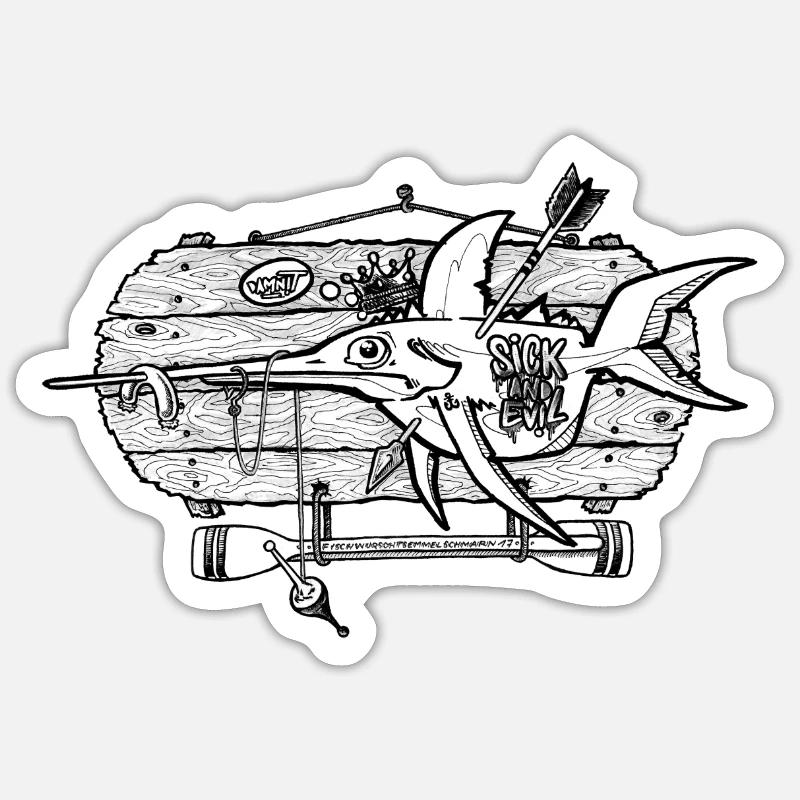 Sticker Größe S (10 x 10 cm) - 