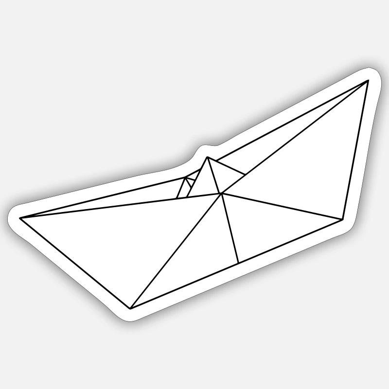 bateau Sticker taille S (10 x 10 cm)