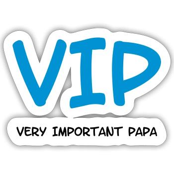 Very Important Papa :) - Sticker size S (10 x 10 cm) - white matte - Front