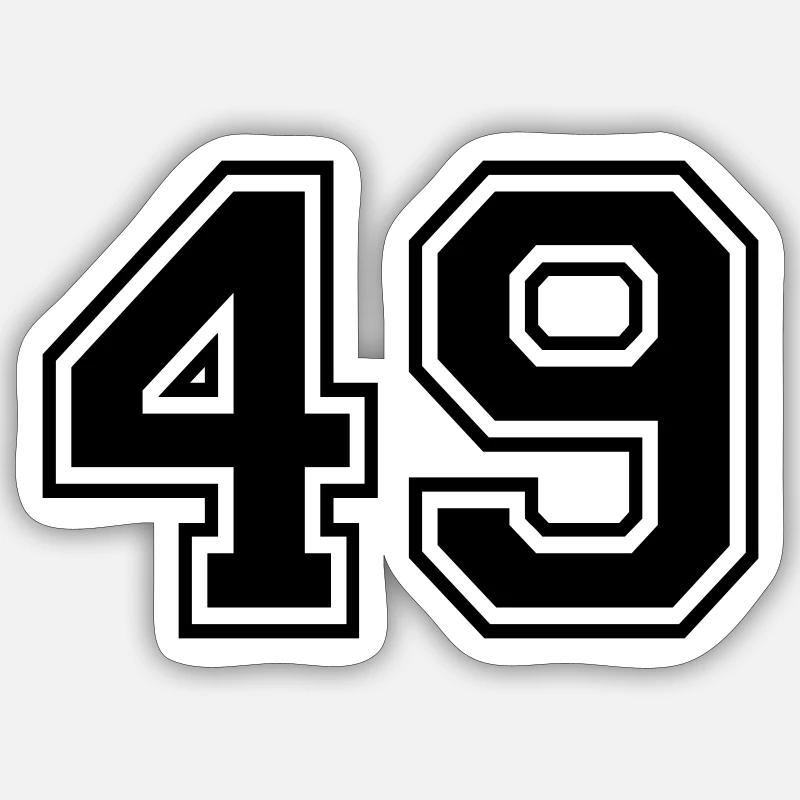 49 Sticker size S (10 x 10 cm)