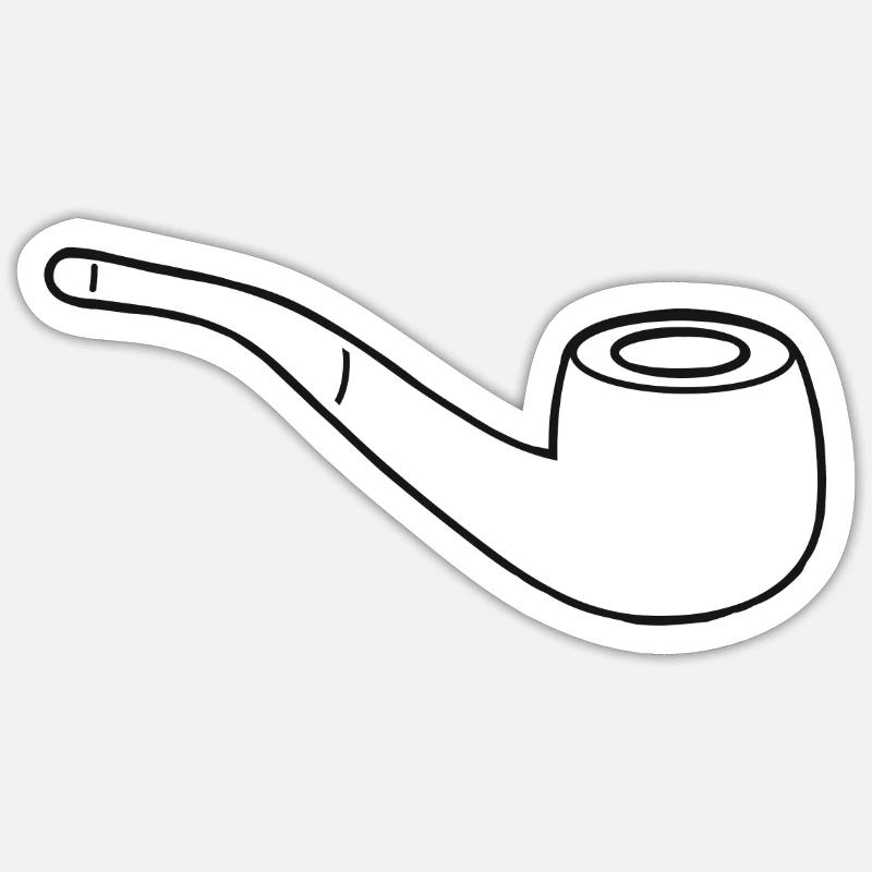 pipe Sticker size S (10 x 10 cm)
