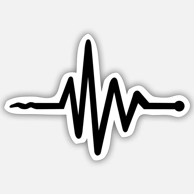 Frequenz Sticker Größe S (10 x 10 cm)