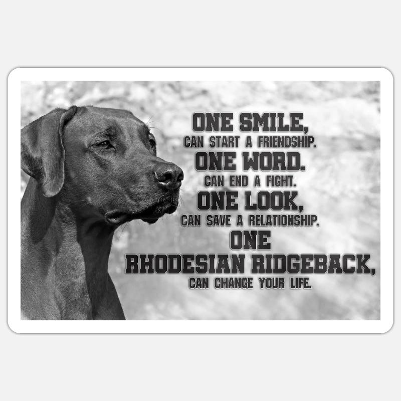 Rhodesian Ridgeback Sticker size S (10 x 10 cm)