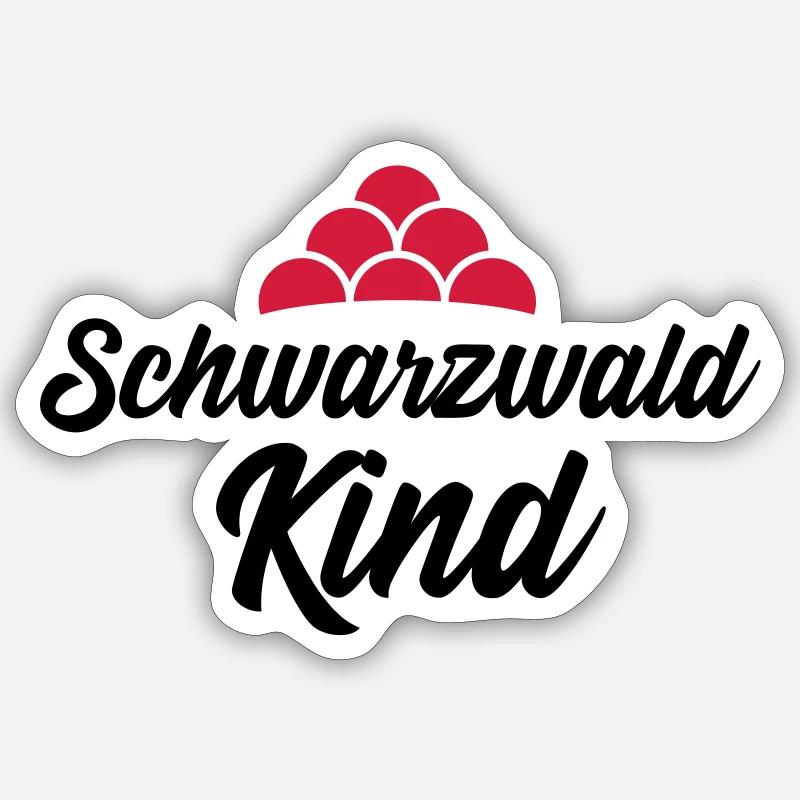 Schwarzwaldkind Sticker taille S (10 x 10 cm)