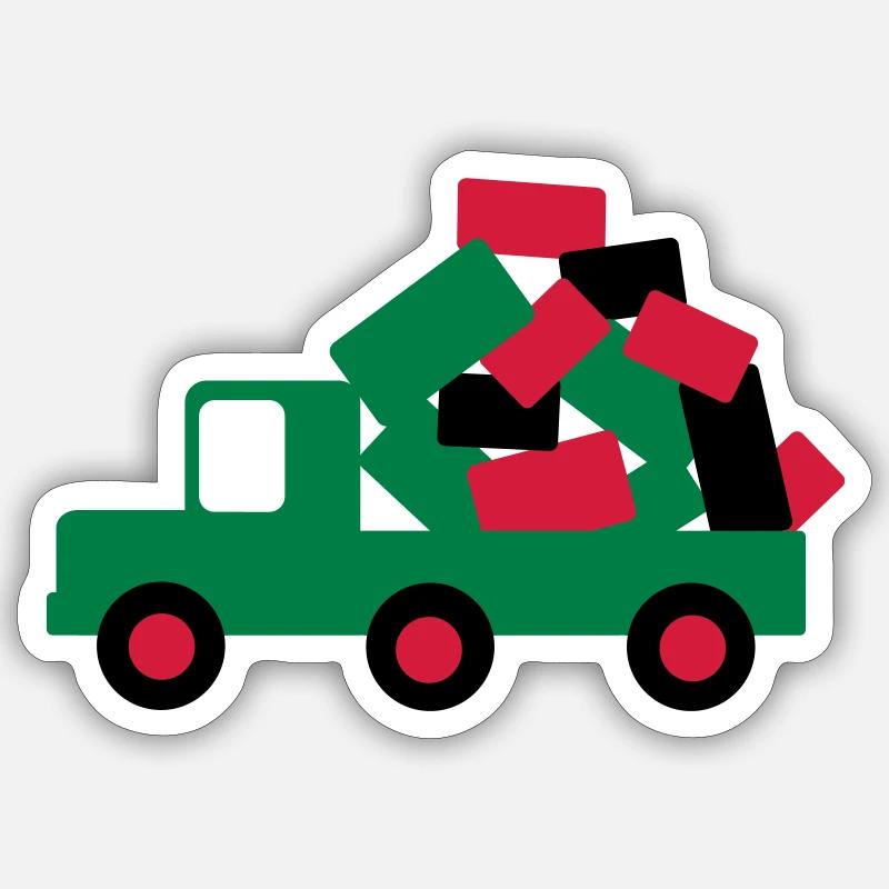 véhicule Sticker taille S (10 x 10 cm)