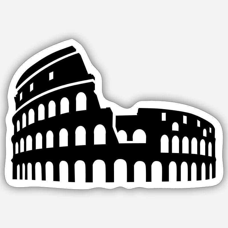 Colisée Sticker taille S (10 x 10 cm)