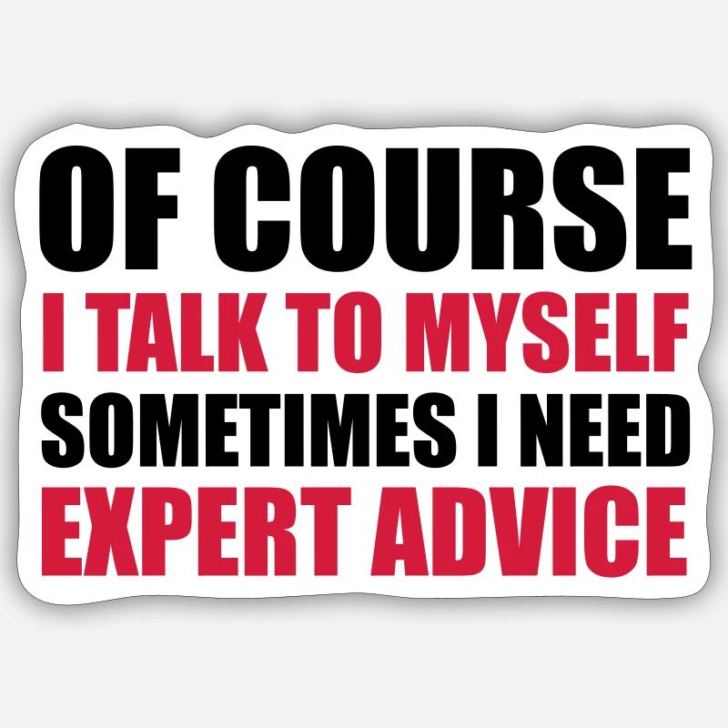 Expert Advice Sticker size S (10 x 10 cm)