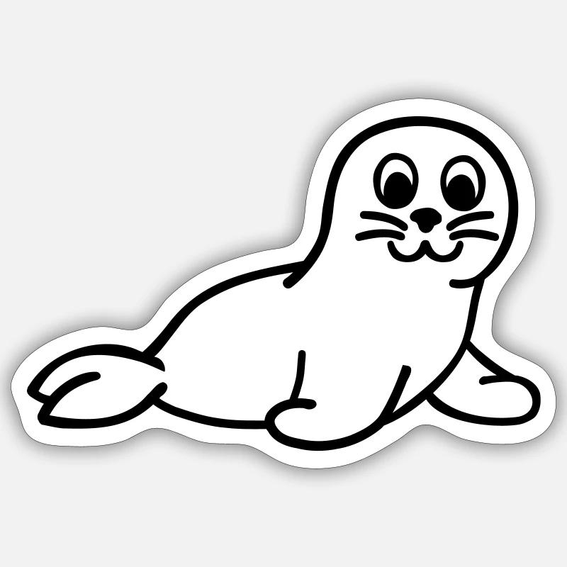 Seal Sticker size S (10 x 10 cm)
