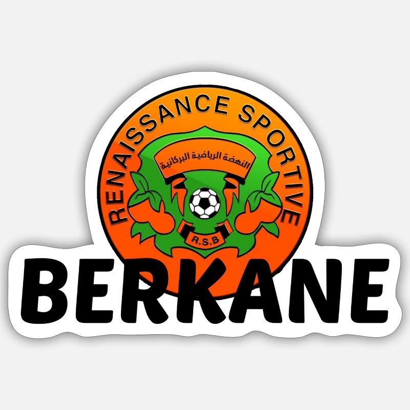 BERKANE - Sticker taille S (10 x 10 cm) - blanc mat