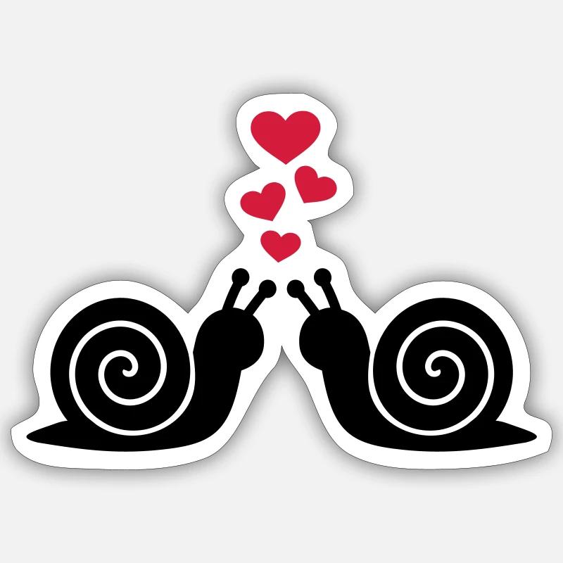 Snails Sticker size S (10 x 10 cm)