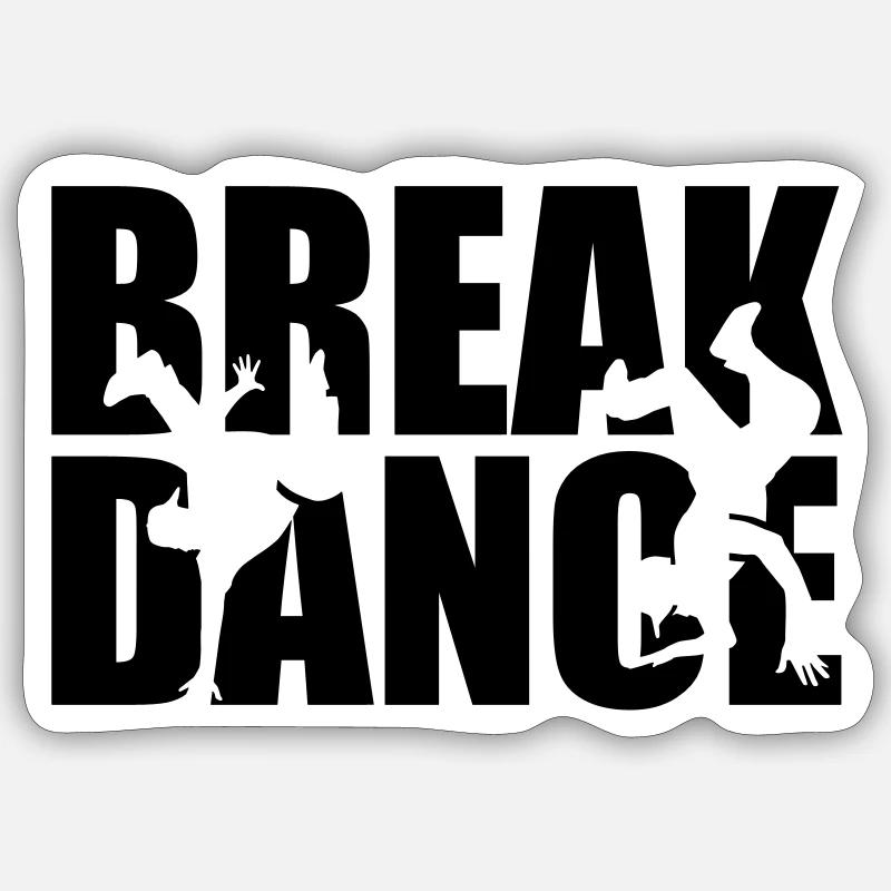 Breakdance Sticker size S (10 x 10 cm)