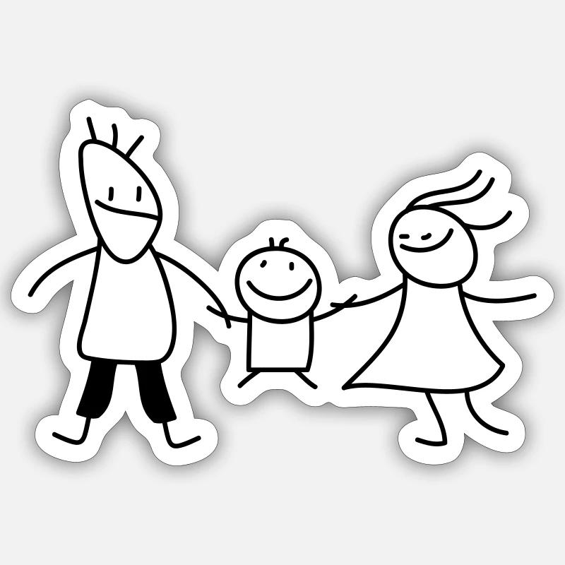 Sticker taille S (10 x 10 cm) - 