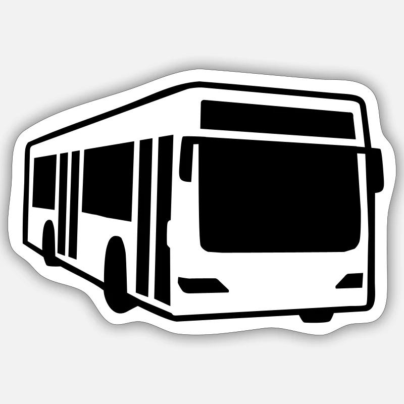 Bus Sticker size S (10 x 10 cm)