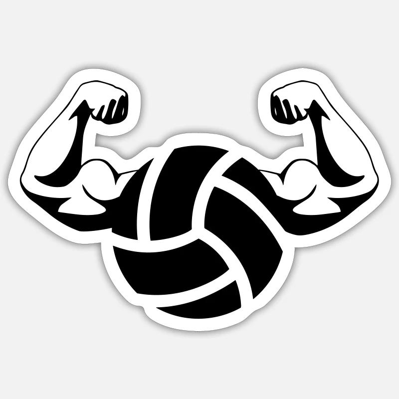 Muscle Ball M Sticker size S (10 x 10 cm)
