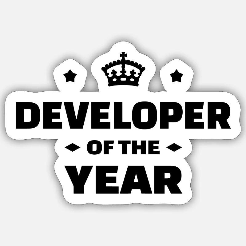 Entwickler / Informatiker / Programmierer / Sticker Größe S (10 x 10 cm)